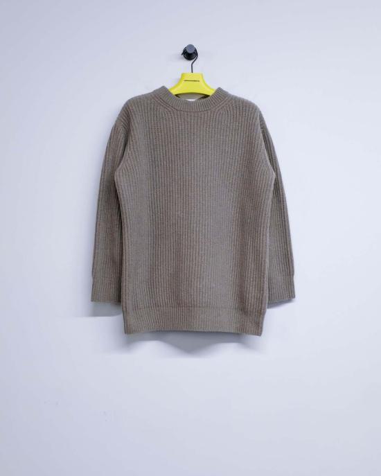  MM6 메종마르지엘라 스웨터 Mm6 메종 마르지엘라 울 오버사이즈 드레이프 백 패널 - MM6 MAISON MARGIELA