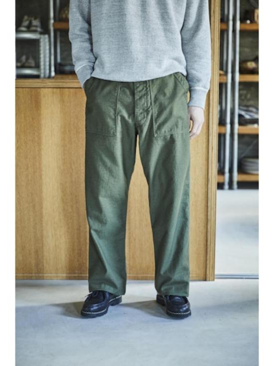  오어슬로우 스트레이트 팬츠 오르슬로우 빈티지 핏 퍼티그  다크 올리브 - ORSLOW
