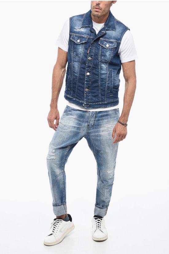  디스퀘어드2 수트 자켓 S74FB0313 S30342 470 Blue - DSQUARED2