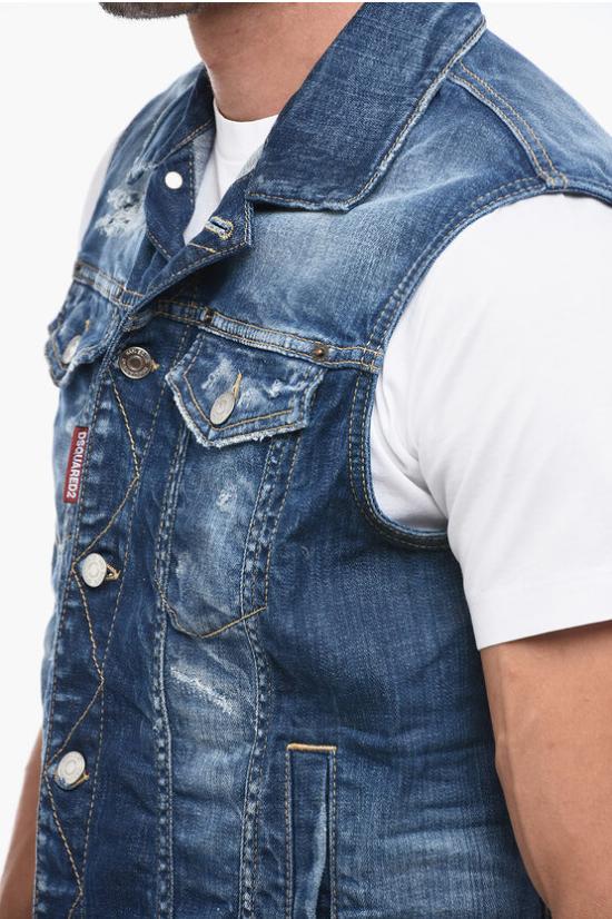  디스퀘어드2 수트 자켓 S74FB0313 S30342 470 Blue - DSQUARED2