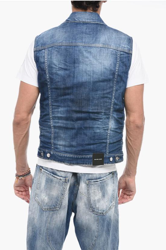  디스퀘어드2 수트 자켓 S74FB0313 S30342 470 Blue - DSQUARED2