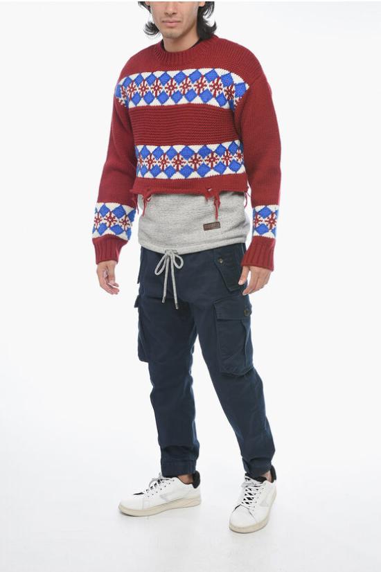  디스퀘어드2 스웨터 S71HA1224 S18308 961 Red - DSQUARED2