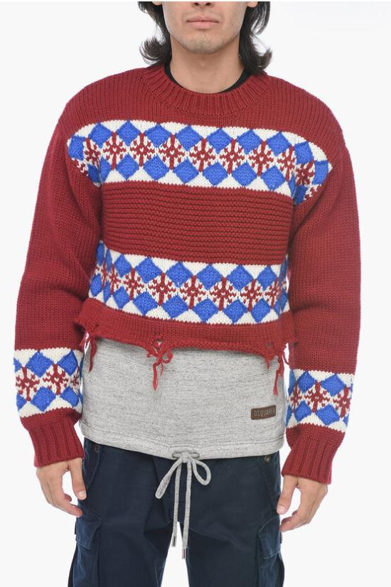  디스퀘어드2 스웨터 S71HA1224 S18308 961 Red