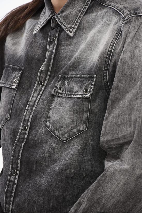  디스퀘어드2 데님 셔츠 S72DL0730 S30826 900 Gray - DSQUARED2