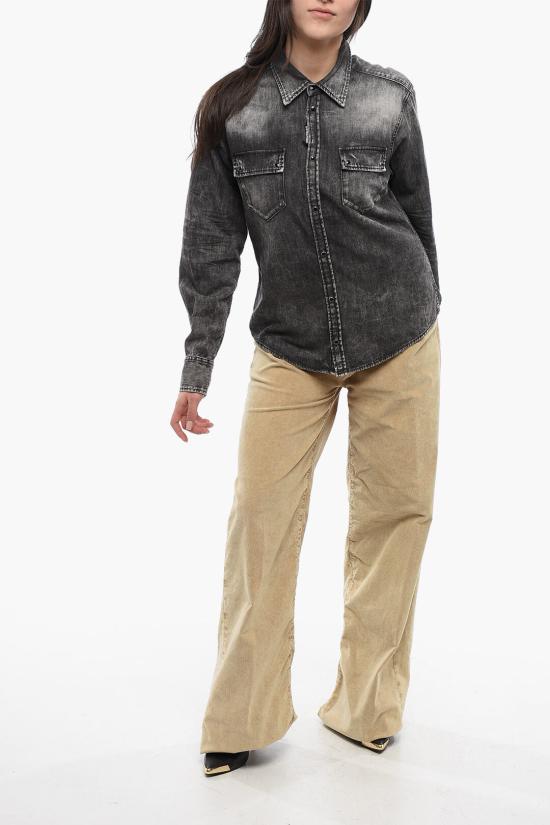  디스퀘어드2 데님 셔츠 S72DL0730 S30826 900 Gray - DSQUARED2