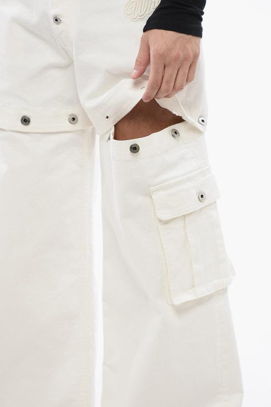  오프화이트 데님 팬츠 OMYA183S24 DEN001 0202 White - OFF WHITE