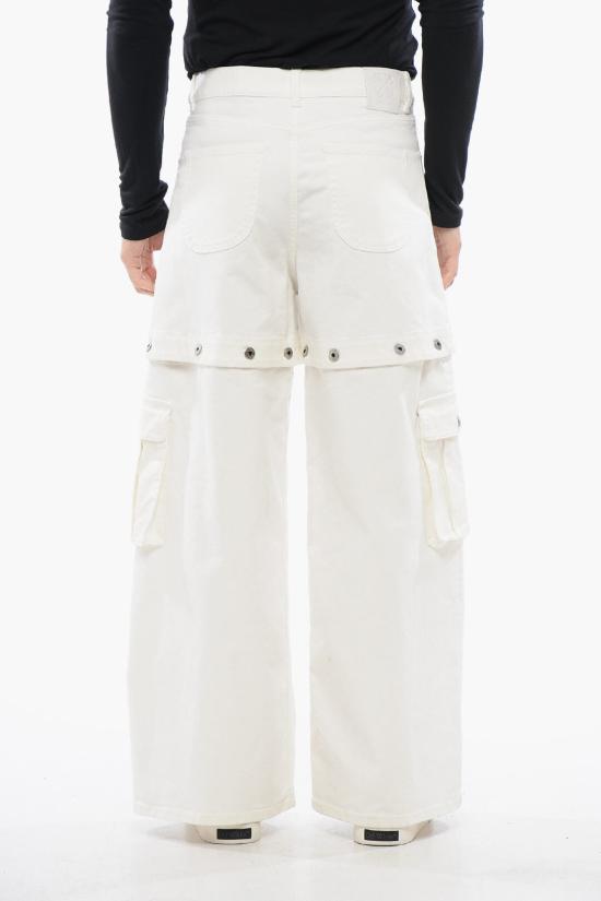  오프화이트 데님 팬츠 OMYA183S24 DEN001 0202 White - OFF WHITE