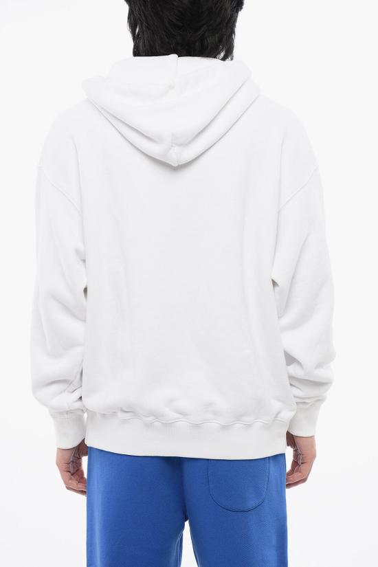  오프화이트 후드 티셔츠 OMBB085C99FLE0100110 White - OFF WHITE