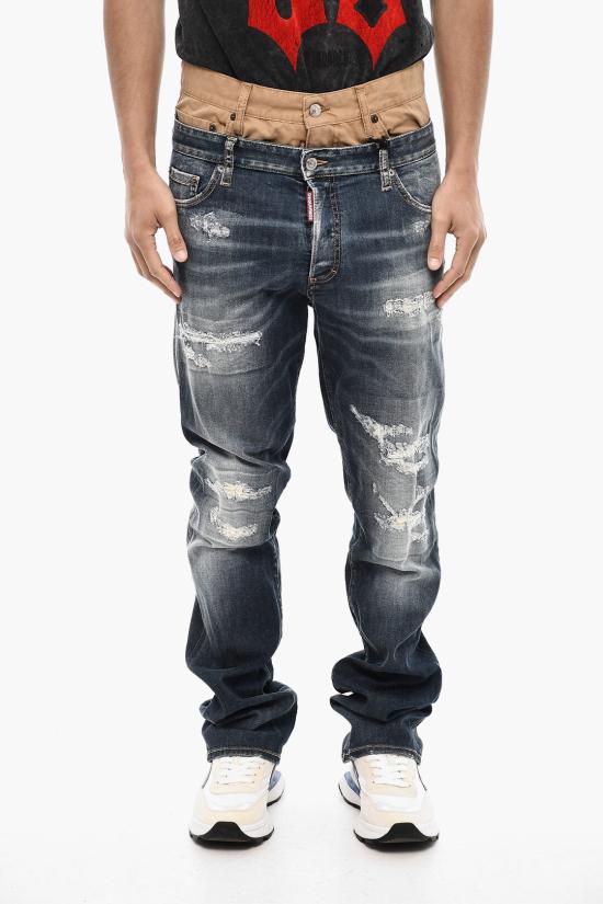  디스퀘어드2 데님 팬츠 S71LB1293 S30789 470 Blue