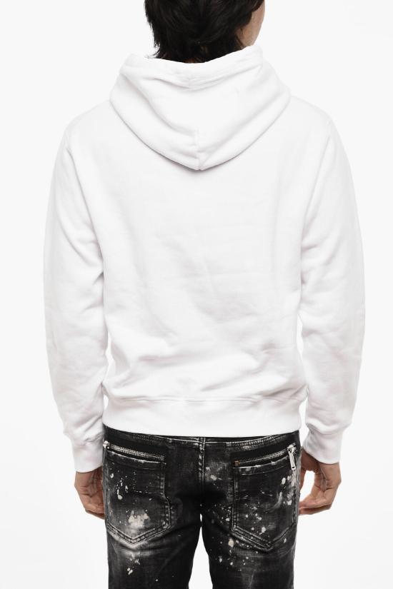  디스퀘어드2 후드 티셔츠 S71GU0600 S25516 100 White - DSQUARED2