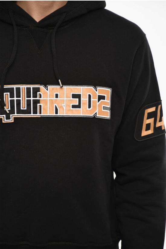  디스퀘어드2 후드 티셔츠 S71GU0599 S25516 900 Black - DSQUARED2