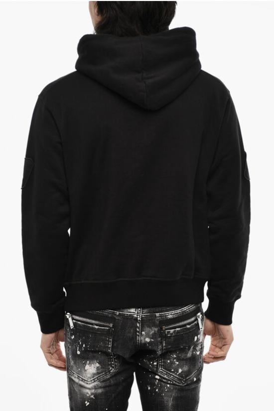  디스퀘어드2 후드 티셔츠 S71GU0599 S25516 900 Black - DSQUARED2