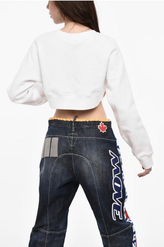  디스퀘어드2 긴팔 티셔츠 S72GU0445 S25516 100 Black White - DSQUARED2