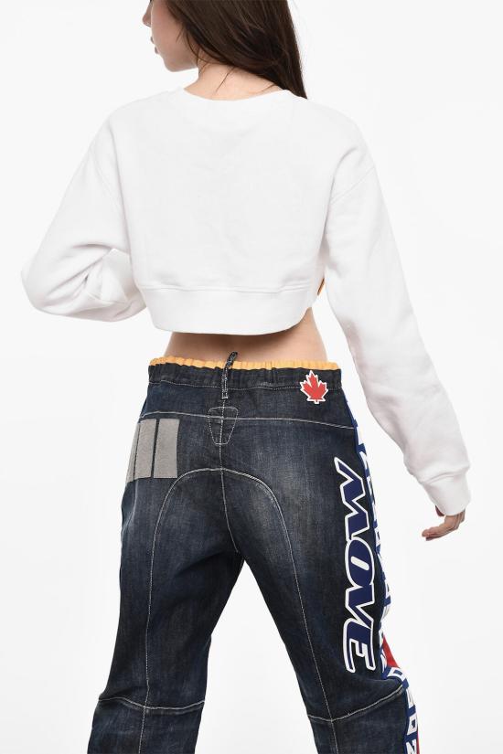  디스퀘어드2 긴팔 티셔츠 S72GU0445 S25516 100 Black White - DSQUARED2