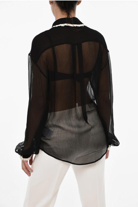  디스퀘어드2 블라우스 S75DL0855 S52114 900 Black - DSQUARED2