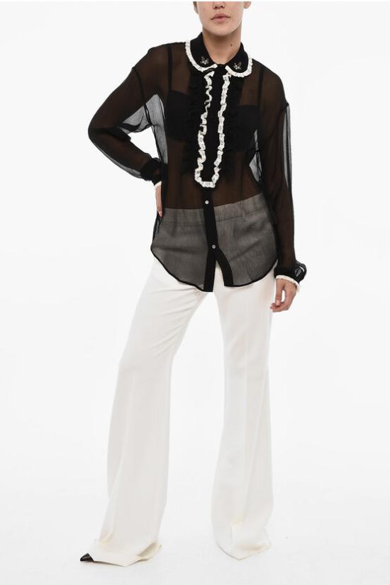  디스퀘어드2 블라우스 S75DL0855 S52114 900 Black - DSQUARED2