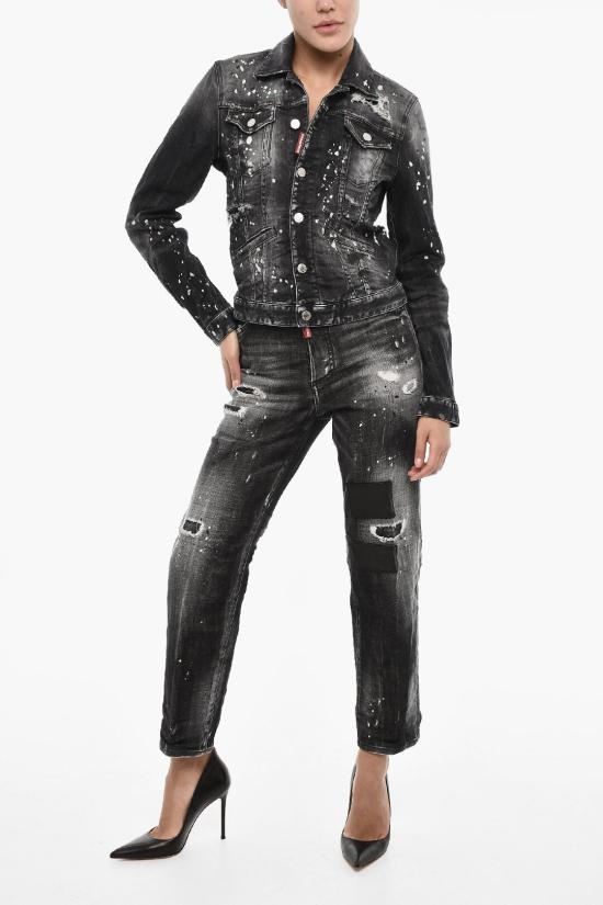  디스퀘어드2 데님 자켓 S75AM1010 S30503 900 Gray - DSQUARED2