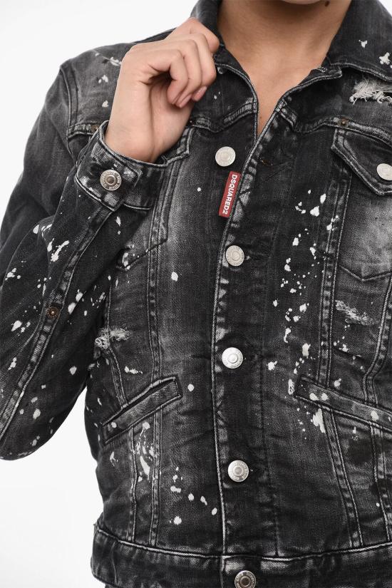  디스퀘어드2 데님 자켓 S75AM1010 S30503 900 Gray - DSQUARED2