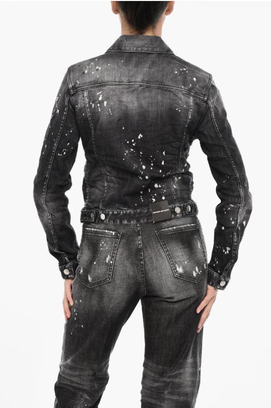  디스퀘어드2 데님 자켓 S75AM1010 S30503 900 Gray - DSQUARED2