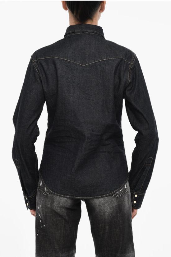  디스퀘어드2 데님 셔츠 S75DL0851 S30871 470 Blue - DSQUARED2