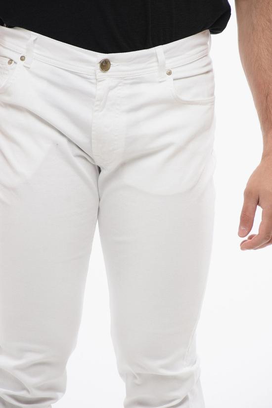  꼬르넬리아니 스트레이트 팬츠 894JP2 2120142 028 White - CORNELIANI