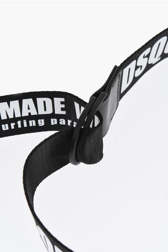  디스퀘어드2 패브릭 벨트 BEM0503 20200394 2124 Bianco Nero - DSQUARED2