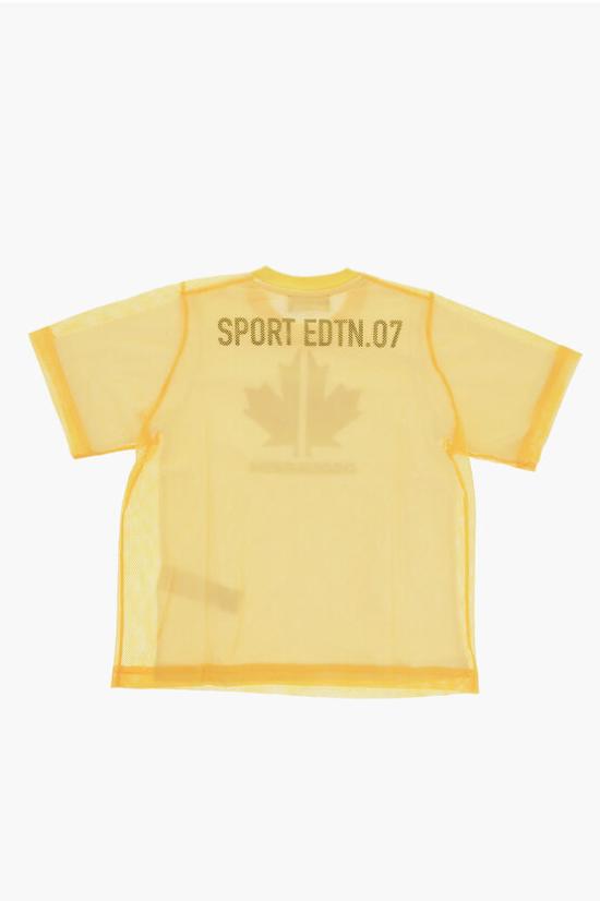  [키즈] 디스퀘어드2 티셔츠 DQ1450 D0A2A DQ20A Bianco Giallo - DSQUARED2