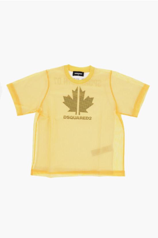  [키즈] 디스퀘어드2 티셔츠 DQ1450 D0A2A DQ20A Bianco Giallo