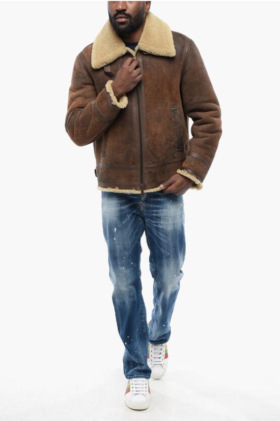  디스퀘어드2 무스탕 S74AM1436 SY1640 143 Brown - DSQUARED2