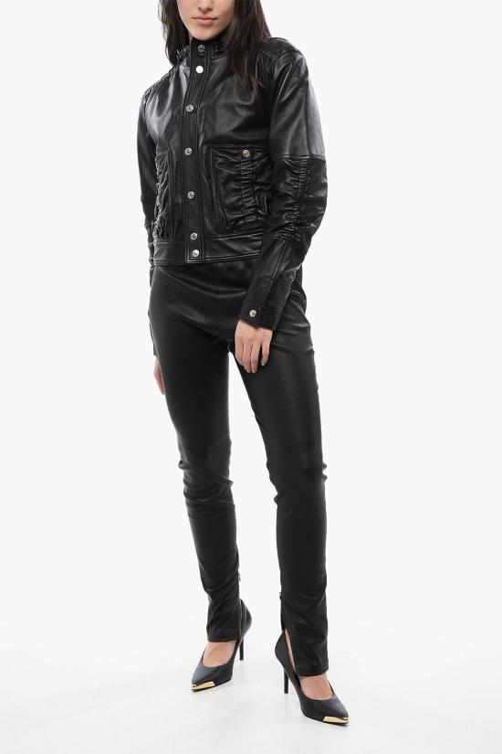  디스퀘어드2 가죽 자켓 S75AM1004 SY1623 900 Black - DSQUARED2