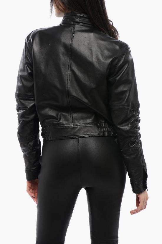  디스퀘어드2 가죽 자켓 S75AM1004 SY1623 900 Black - DSQUARED2