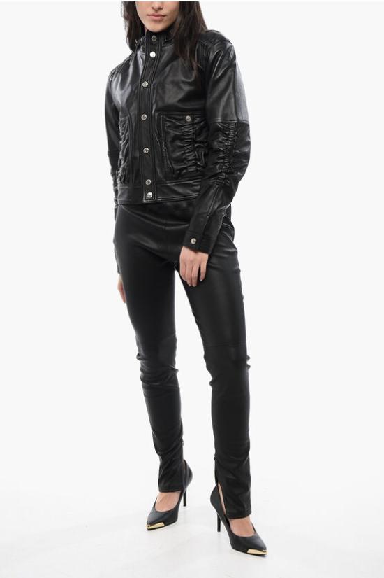  디스퀘어드2 가죽 자켓 S75AM1004 SY1623 900 Black - DSQUARED2