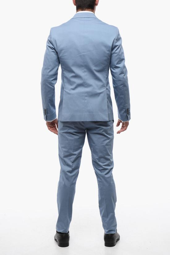  디스퀘어드2 수트 세트 S74FT0458 S35175 548 Blue - DSQUARED2