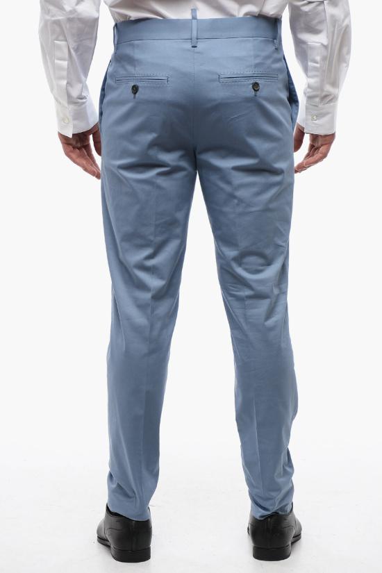  디스퀘어드2 수트 세트 S74FT0458 S35175 548 Blue - DSQUARED2