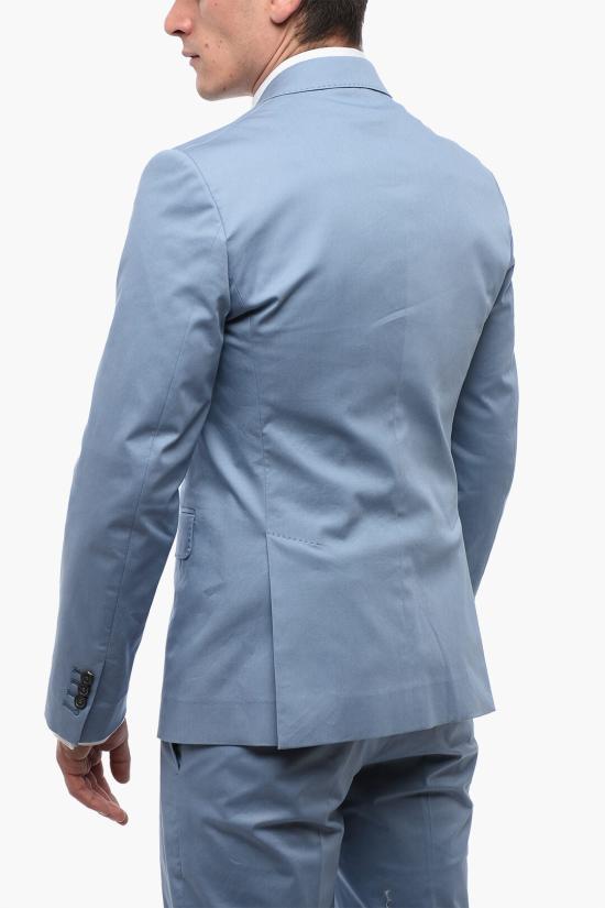  디스퀘어드2 수트 세트 S74FT0458 S35175 548 Blue - DSQUARED2