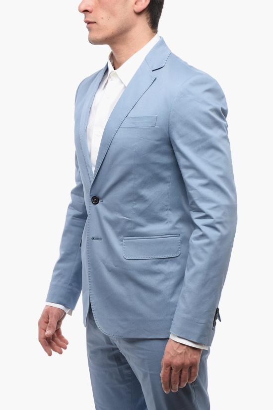  디스퀘어드2 수트 세트 S74FT0458 S35175 548 Blue - DSQUARED2