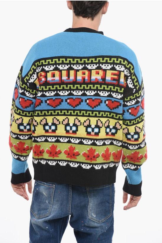  디스퀘어드2 스웨터 S74HA1348 S18316 961 Multicolor - DSQUARED2