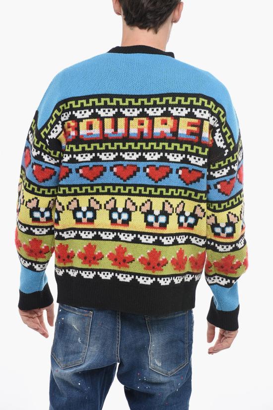  디스퀘어드2 스웨터 S74HA1348 S18316 961 Multicolor - DSQUARED2