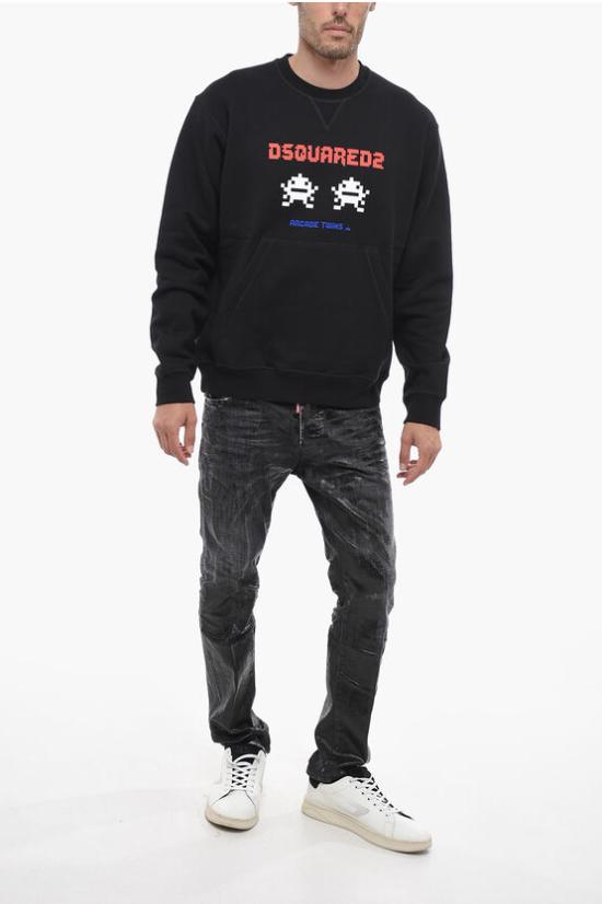  디스퀘어드2 긴팔 티셔츠 S74GU0730 S25516 900 Black - DSQUARED2