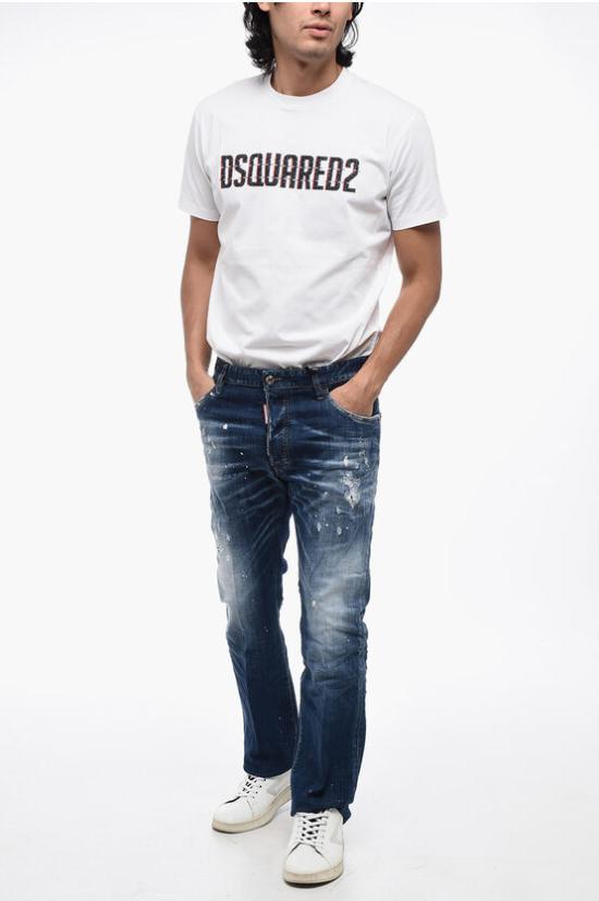  디스퀘어드2 데님 팬츠 S74LB1384 S30342 470 Blue - DSQUARED2