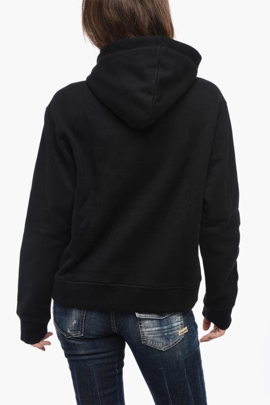  디스퀘어드2 후드 티셔츠 S72GU0444 S25516 900 Black - DSQUARED2