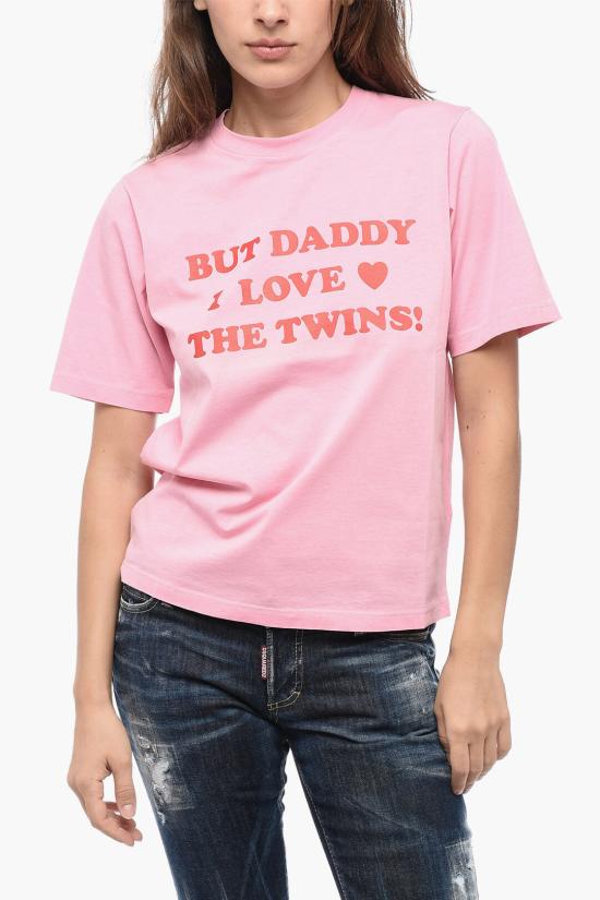  디스퀘어드2 반팔 티셔츠 S75GD0350 S22427 237 Pink
