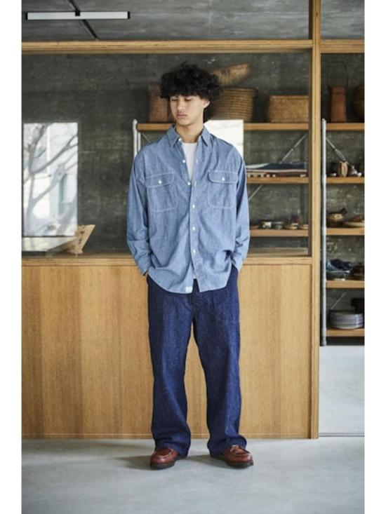  오어슬로우 긴팔 셔츠 또는 슬로우 워크 셔츠 - ORSLOW