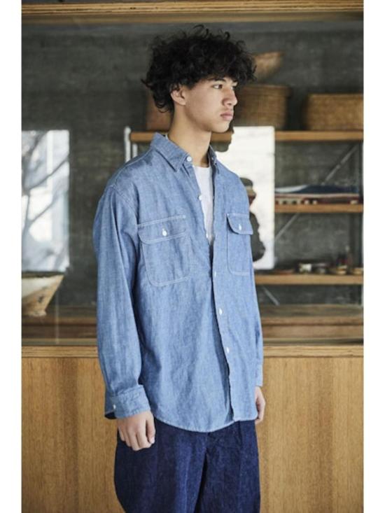  오어슬로우 긴팔 셔츠 또는 슬로우 워크 셔츠 - ORSLOW