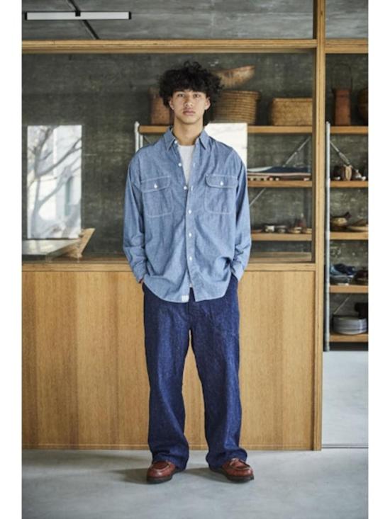  오어슬로우 긴팔 셔츠 또는 슬로우 워크 셔츠 - ORSLOW