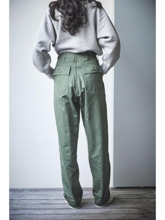  오어슬로우 스트레이트 팬츠 오슬로우 하이웨이스트 퍼티그 팬츠 그린 16 - ORSLOW