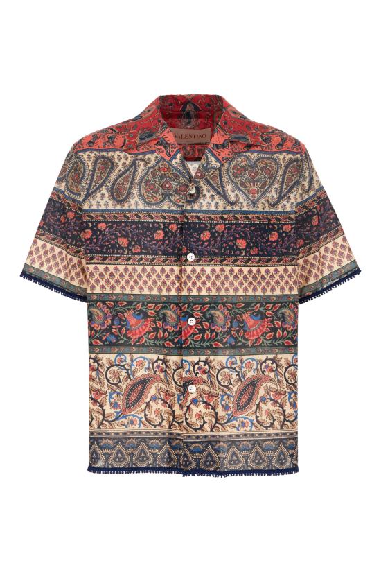 25SS 발렌티노 가라바니 긴팔 셔츠 6V0AA111AUW M12 MULTICOLOR