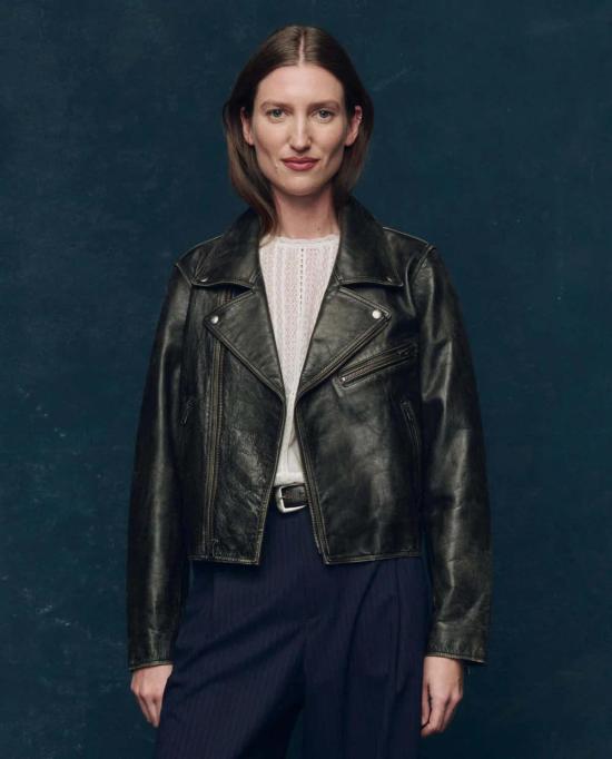  더 그레이트 바이커 자켓 위대한. 완벽한 가죽 재킷