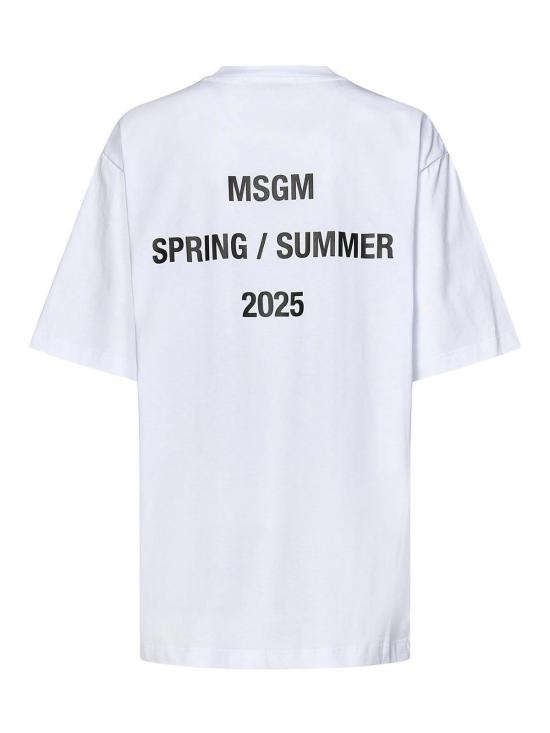  엠에스지엠 반팔 티셔츠 3842MDM10725700201 White - MSGM