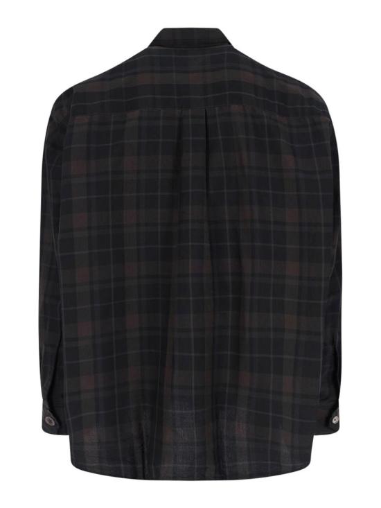  아워레가시 셔츠 M2252OBBLACKSHEERSHADOWCHECK Black - OUR LEGACY
